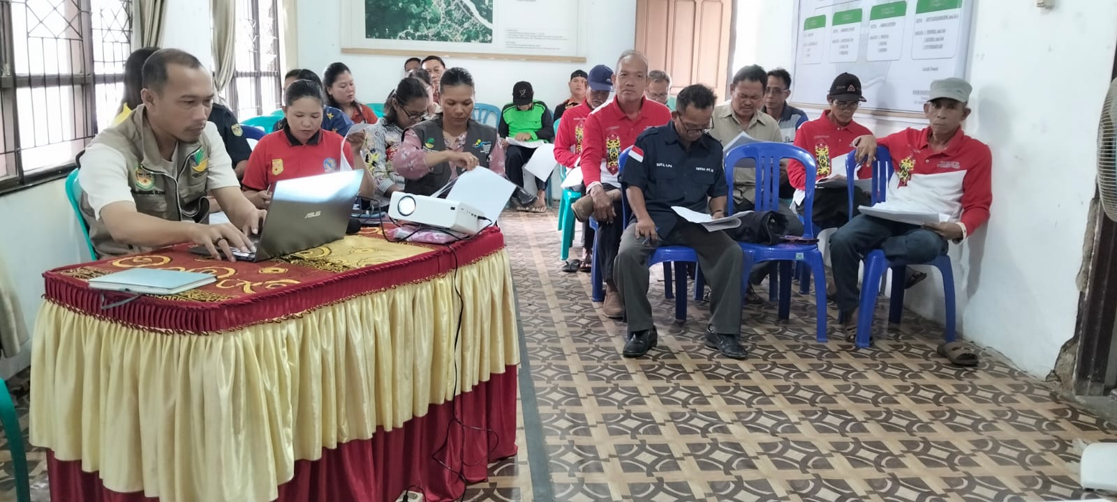 musyawarah kelurahan penerima bantuan sosial kelurahan